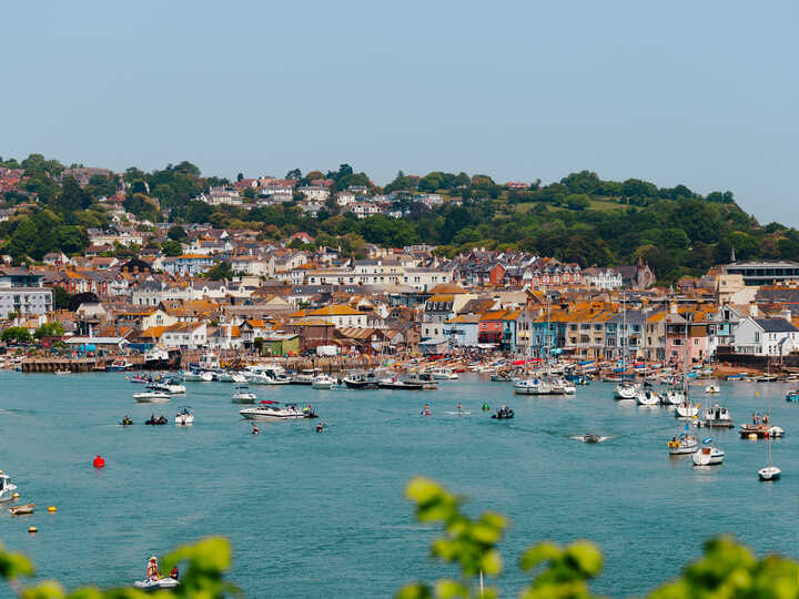 teignmouth beach in south devon